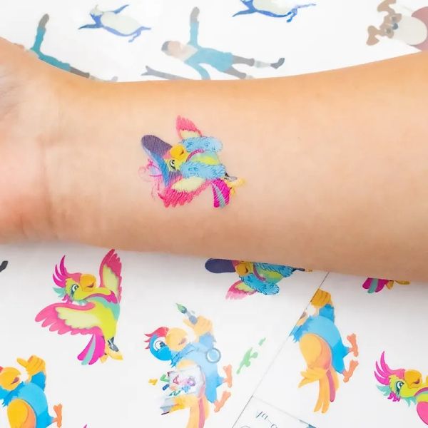 Изготовленные на заказ дети татуируют небольшие водоустойчивые красочные детей Scarpion татуировки стикера людей татуировки