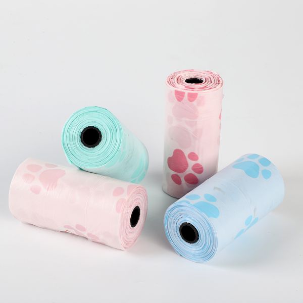 Heavy Duty Custom Degradable Dog Poop Bags Thick Leak Proof Tear Resistant Pet Waste Bags