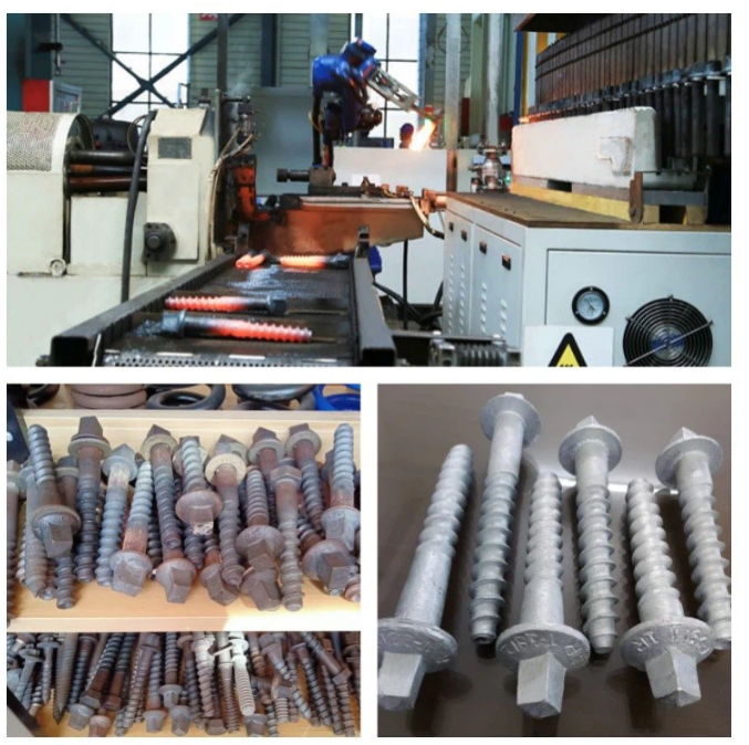 Spiral Spike HDG For Rail Fastening System Stable Durable Railway Tracks High-Performance