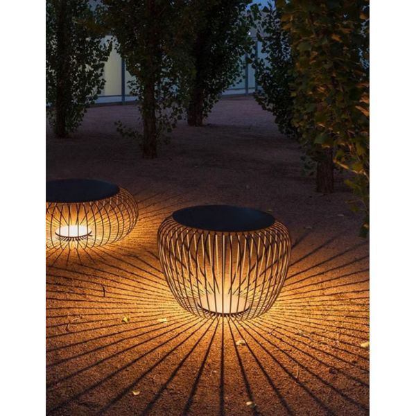 Birdcage Shape AC Power Outdoor Lawn Lights For Garden Hotel Or Villa Scenic Area