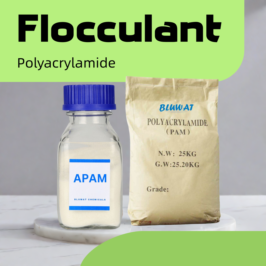 Polyacrylamide floculante Polímero aniónico Química del agua Químico para la purificación del agua
