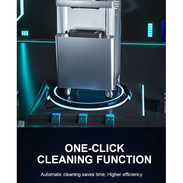 Ice Cream Makers with No Internal Cleaning and Compressors in 545*735*1400mm Size