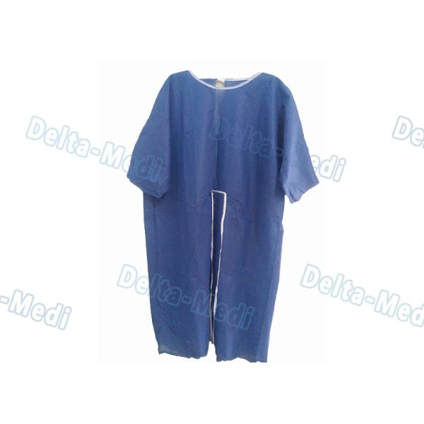 Мантии удобного короткого рукава устранимые терпеливые, голубая изоляция одевают аттестацию КЭ