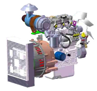 Designed to work at 48V DC system with battery Perkins DC Generator Sets