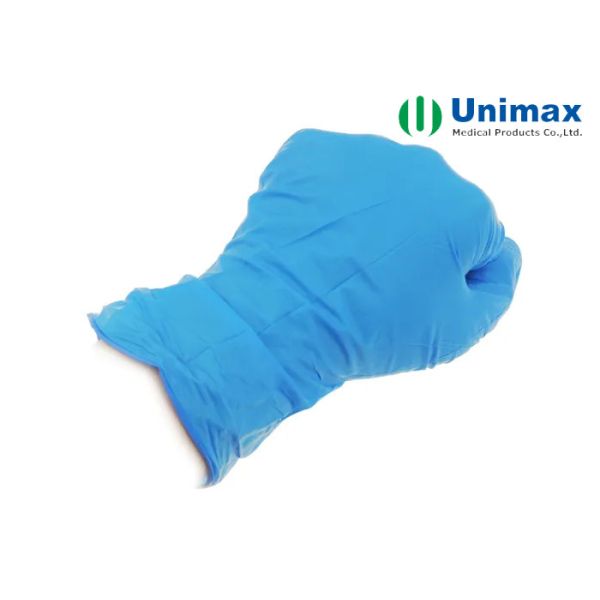 CE Powder Free Nitrile Disposable Clear Plastic Gloves