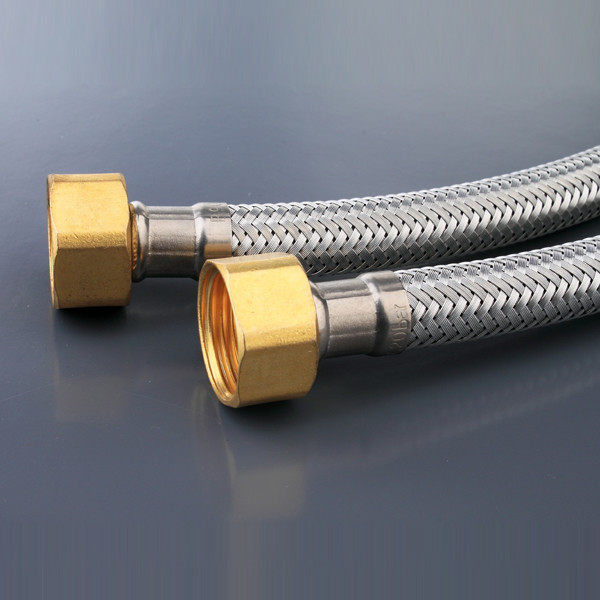 3 4" 1 1 2 Нержавеющая сталь с плетеным гибким шлангом