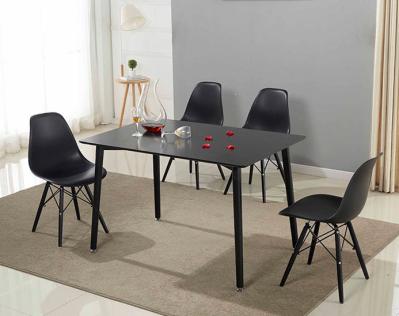 No Folded Rectangle Dining Center Coffee Table Set For Six Persons Use