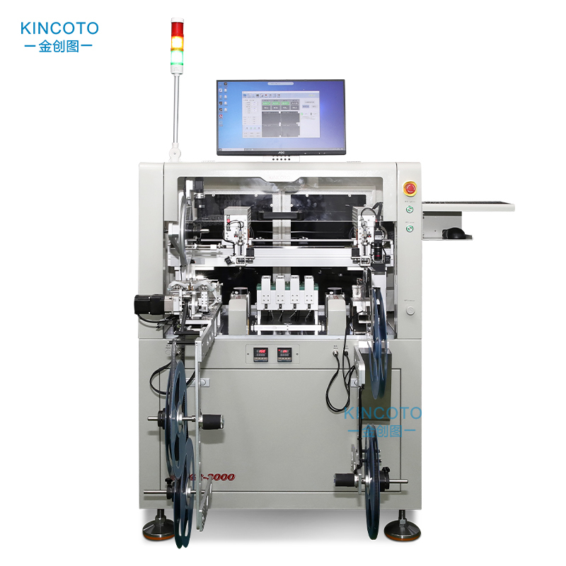 Fully Automatic IC Chip Tape Programmer KA42-3000AOI 4 Burn Stations SOP QFN AOI Correction