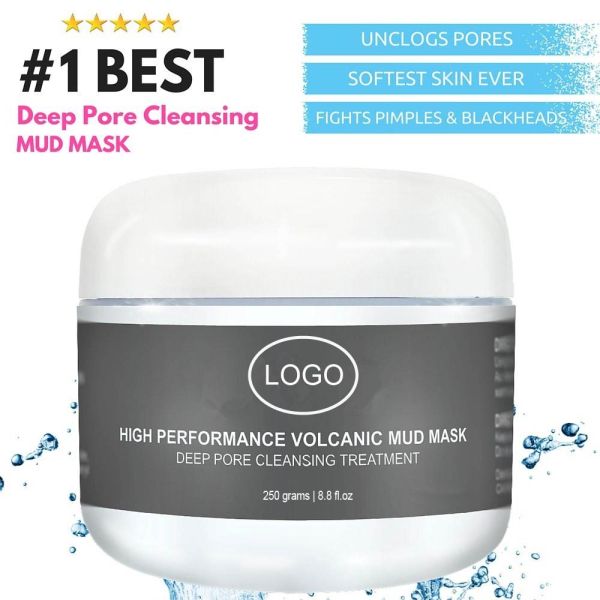 Все естественное разводя водой поглощение вулканического лицевого щитка гермошлема грязи супер для маслообразной кожи