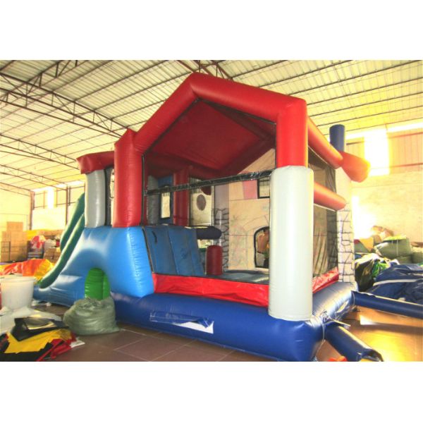 Big House Themed Inflatable Combo Kindergarten Inflatable Farm House Amusement Park