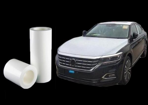 Película protetora 0.07mm automotivo plástica de envolvimento branca para o transporte do carro