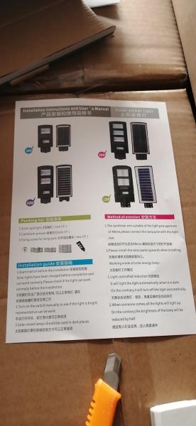 120W de pouco peso integrou a luz de rua conduzida solar 9 - altura da instalação 10m