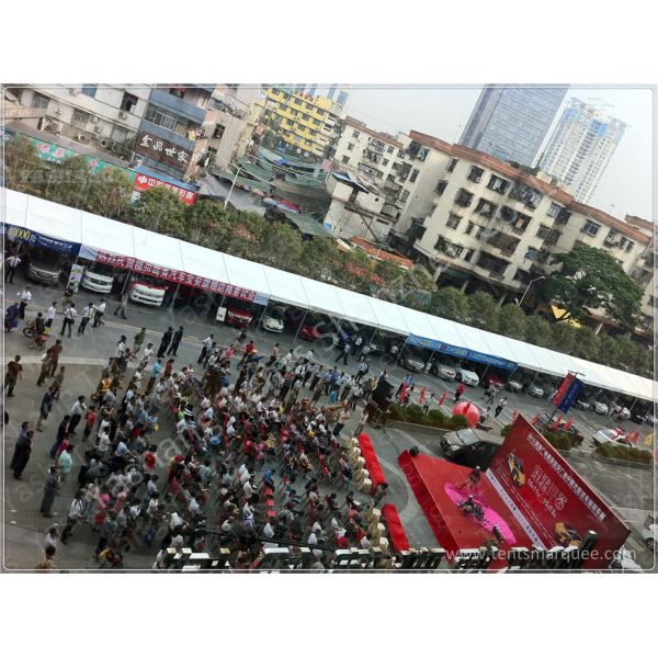 Flame Retardant 6M Vehicle Outdoor Exhibition Tents Pavilion Sunshade Canopy