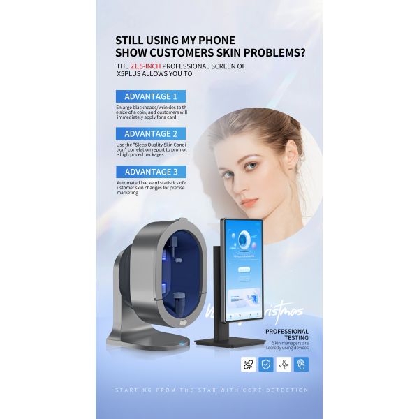 3D X5 Multi-Spectrum AI Magic Mirror Skin Analyzer For Beauty Salon