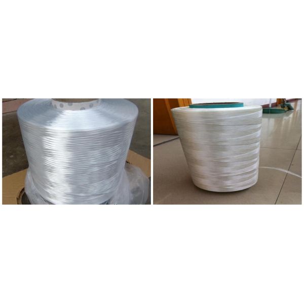 Raw White Industrial Polyester Yarn High Tenacity 1000D AA Grade