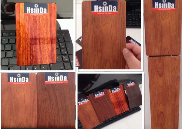 Spray Wood Grain Powder Coating , Aluminium Powder Coating Paint For Windows