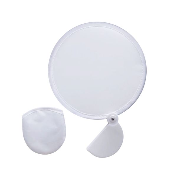 DIY Custom Sublimation Frisbee 25cm Blank Round Sublimation Foldable Fan