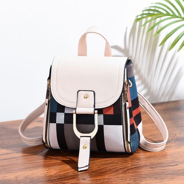 2022 Ladies Back Bags Students Fashion Women Small Backpack with Main Material PU
