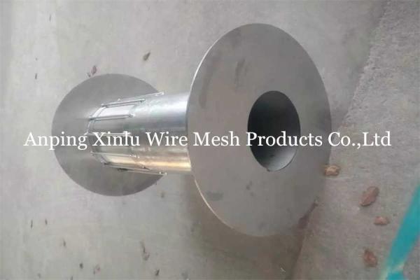 Resin Trap AISI 316L Wedge Wire Screen Pipe Wrapped Candle Filter Tube With Flange