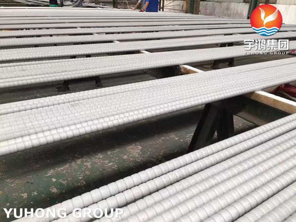 Corrugated Fin Pipe Stainless Steel S30403 TP304L For Heat Exchanger