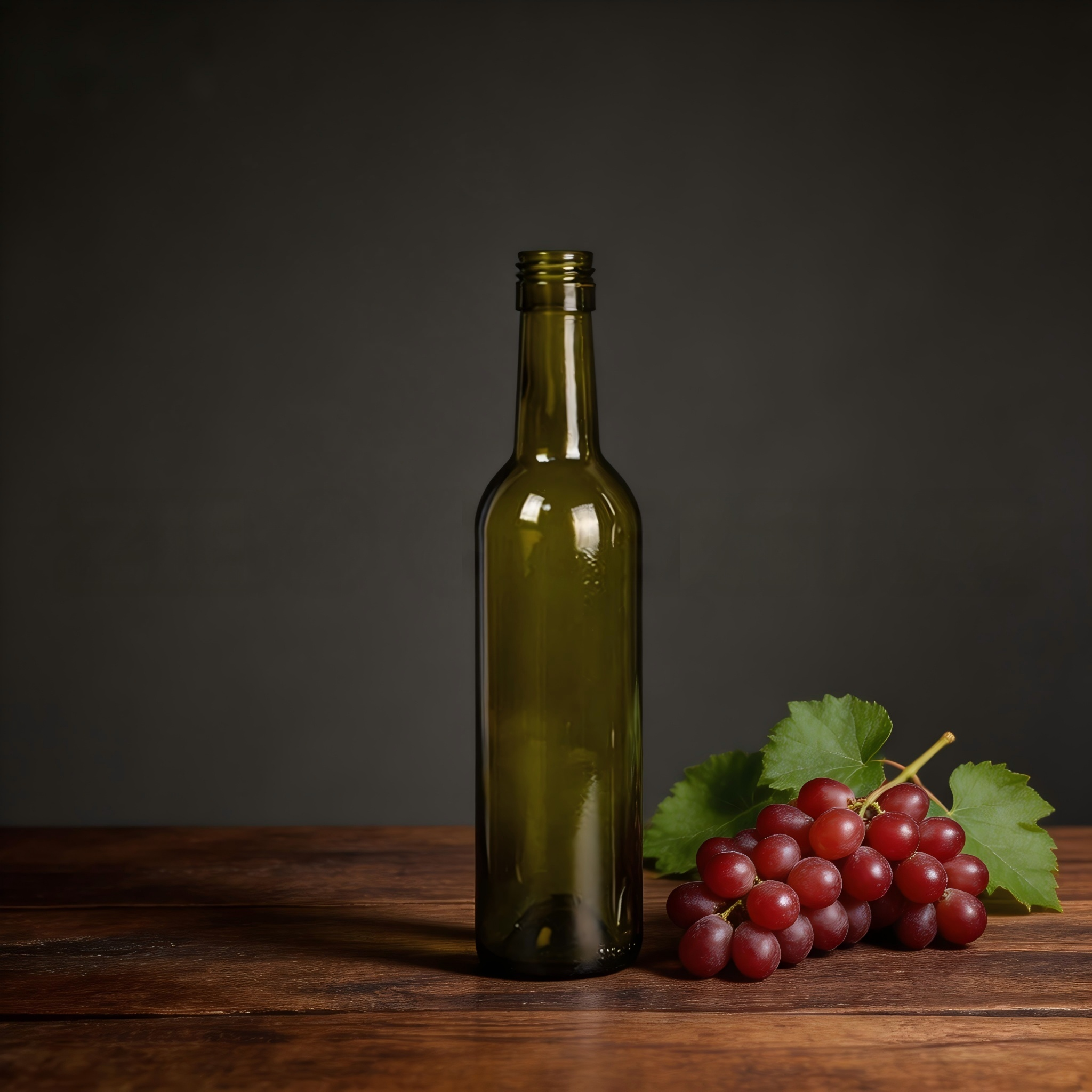 375ml Half Size Glass Bordeaux Wine Bottle Screw Top Glass Bottle 315g 1306S-1