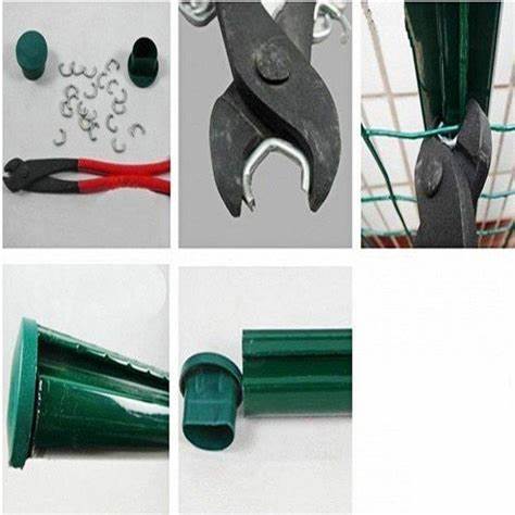 1.5m High Green Welded Wire Fencing Galvanized Pvc Coated For Seaport