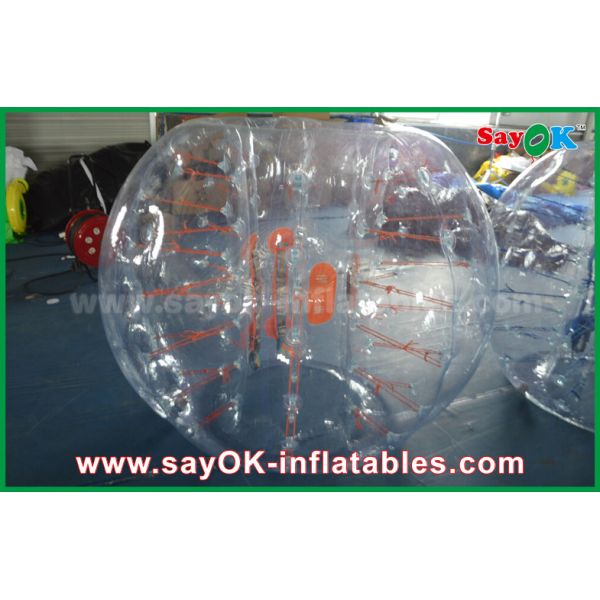 Разрушать взрослого 1.5m игры шарика шарик DIA раздувной Zorb раздувного, прозрачный человеческий футбол TPU/PVC пузыря