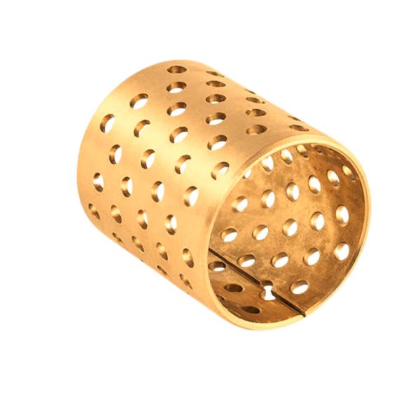 Individu lubrifiant les paliers manchon CuSn8 en bronze avec les trous 60x88x65