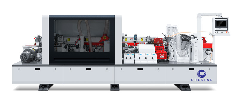 CR-450A Bevel Edge Bander with 45° Bevel Edge Saw Milling 13KW Total Power and