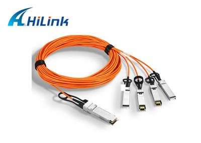 1M 40G QSFP ao cabo ótico ativo QSFP-4SFP10G-AOC1M da fuga AOC de 4xSFP+ 10G