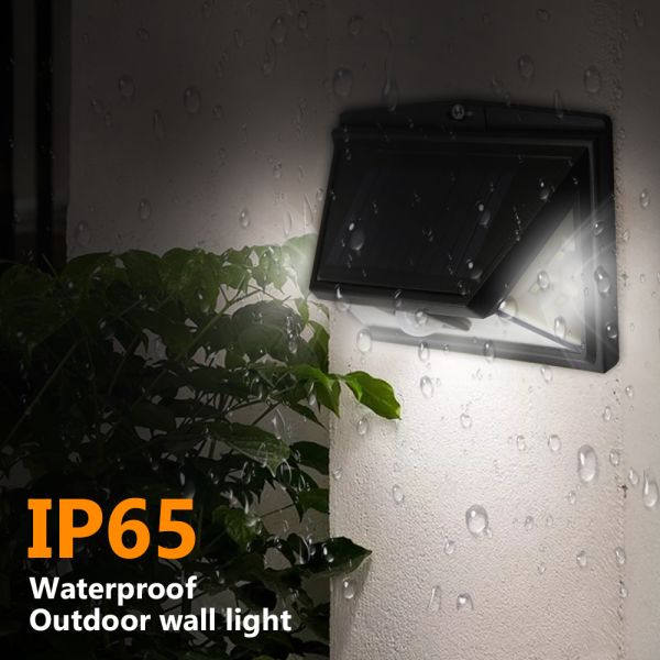 24 LEDs Solar Powered LED Wall Light , Emergency Solar Outdoor Wall Lights Rainproof
