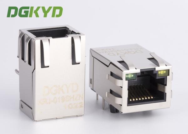Conector das telecomunicações com Magnetics integrado RJ45 Jack Single Port modular 25.4mm