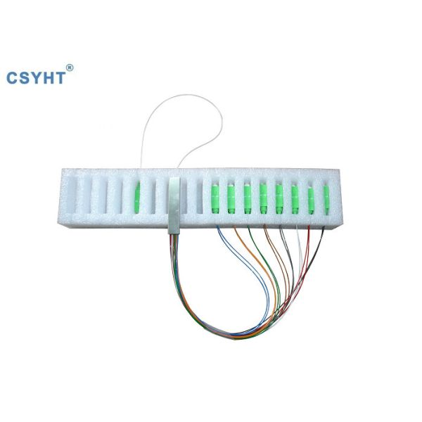 Sc en acier optique UPC/APC du tube 1x2 1x16 de diviseur de fibre de PLC de télécom mini découvrent la fibre