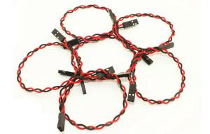 20cm Female To Female Jumper Wires 2pin Dupont With 2.54mm Spacing Pin Headers