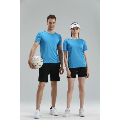 Camisas respiráveis do esporte T do Gym da aptidão do poliéster com logotipo feito sob encomenda