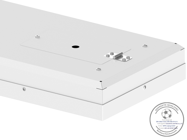 ISP4 Indoor LED Sport Light with 140LPW Efficiency for the ideal solution for all types of tennis halls designed to reduce or neutralize glare (UGR80)