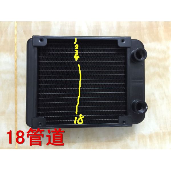 27mm thickness water cooled cpu radiator 80&120&240&360mm with G1/4 screw thread