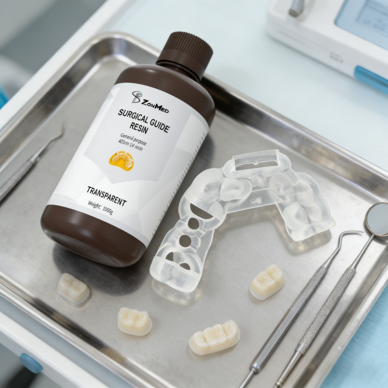 High Biocompatibility Implant Surgical Guide Resin Complies With FDA And CE Standards Providing Support During Implant Surgery