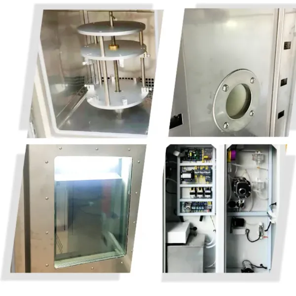 UP-6122 1000pphm Ozone Test Chamber for Rubber Cracking with 0℃~+80℃ Temperature Range Accelerated Weathering Chamber