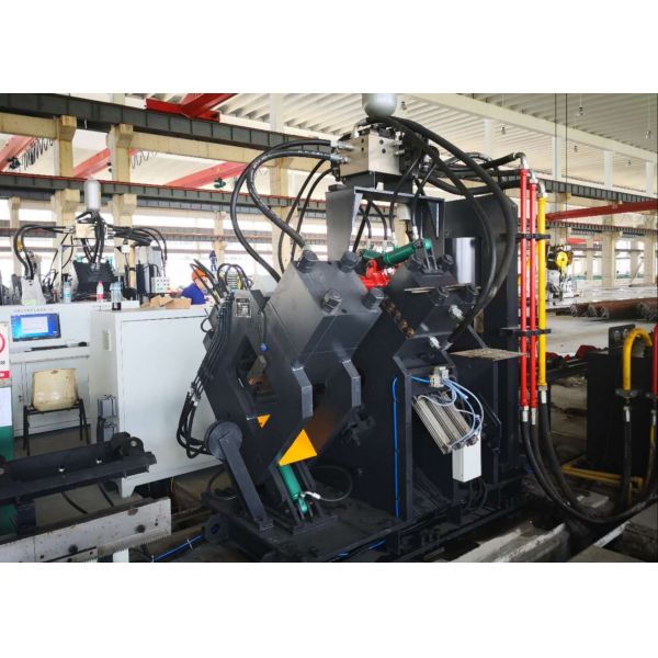 Automated CNC Angle Line Machine For Punching And Cutting Of Angle Steel In Tower Manufacturing