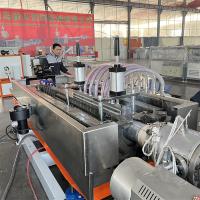 Máquina de tubulação corrugada de HDPE flexível, máquina de extrusão de tubulação de PE de parede dupla
