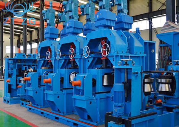 High Strength Steel Square Tube Making Machine , 0.5mm Erw Pipe Plant