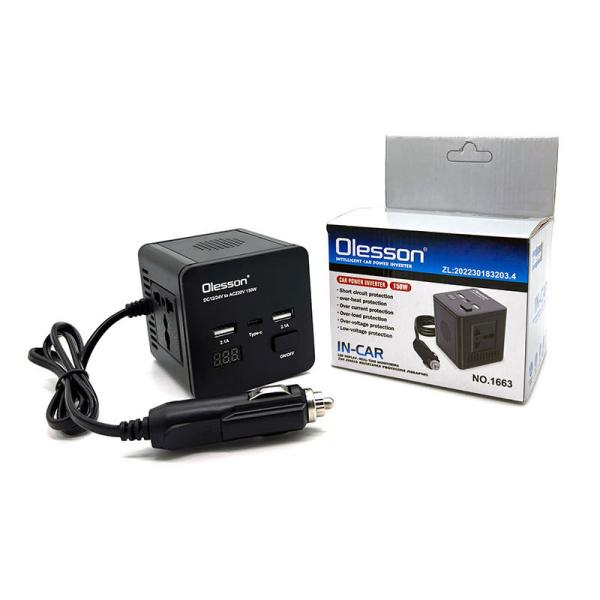 Car Power Inverter Dc 12V 24V To 220V Ac Converter 150W Car Power Inverter Charger 10A Car And Inverter Battery Charger
