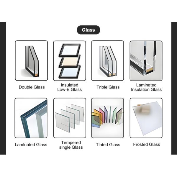 Modern Stainless Steel Screen Mesh Aluminum Frame Sliding Windows Aluminum bar for Window and Door for Kitchen School