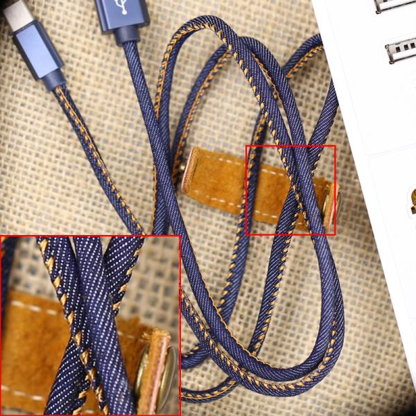 Micro USB Data Charging Cable , Phone Charger Cable Fit IPhone 8 / X / IPad