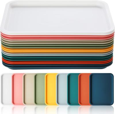 Plastic Fast Food Trays Bulk Restaurant Serving Trays Cafeteria Trays Grill Tray School Lunch Trays Rectangular