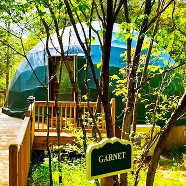Hemispherical Hotel Living Geodesic Dome Tent For Outdoor Camping