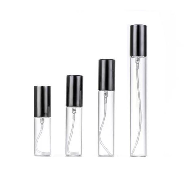 5ml 10ml Wholesale Mini Mist Spray Perfume Glass Sample Bottle With Plastic Spray Pump