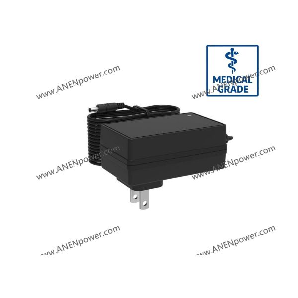 36W Medical Power Supply, 24V 1.5A Output for Infusion Pump