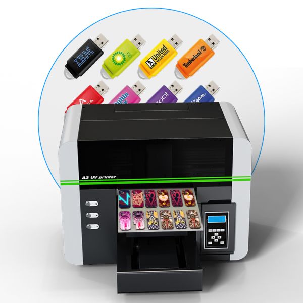 The A3 UV Printer 3200HD TX800 Xp600UV Printer Sold Directly by the Manufacturer